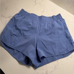 Women's Light Blue Athletic Shorts - Comfortable Activewear